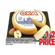 Agropur Oka Cheese, Chevalier Brie Triple Creme Cheese, Agropur 3-Year Old Grand Cheddar - 50% off