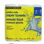 No Name Paper Towels - $4.49