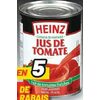 Heinz Tomato Juice - $1.29 ($5.00 off)