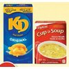 Lipton Cup-A-Soup, Knorr Sidekicks or Kraft Dinner - $1.99
