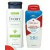 Ivory, Old Spice High Endurance or Olay Body Wash - $4.99