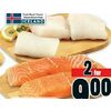 Fresh Atlantic Salmon or Icelandic Cod Portions  - 2/$9.00