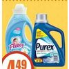 Fleecy Fabric Softener, Tide Simply Or Purex Laundry Detergent - $4.49
