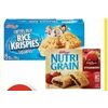 Kellogg's Rice Krispies Squares, Nutri-Grain Bars Or Pop-Tarts - 2/$6.00