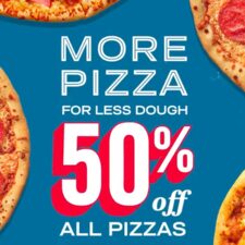 [Domino's Pizza] 50% off Regular Price Pizzas at Domino's!