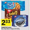 Christie Cookies Oreo, Chips Ahoy! or Fudgee - O - $2.33