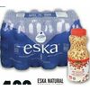 Eska Natural Spring Water, Selection Peanuts or Planters Nuts - $4.99